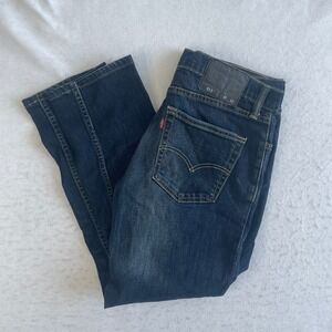 Levi's 511 Slim Fit Jeans Mens 32x32 Dark Wash Stretch Denim Blue